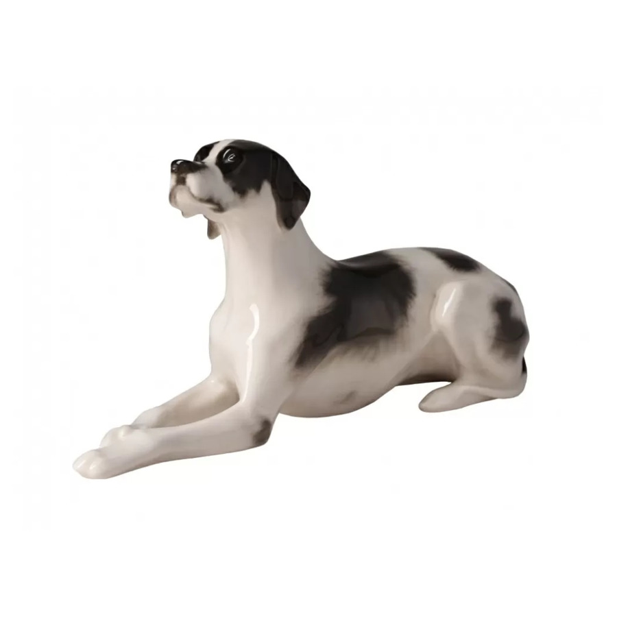 Скульптура ИФЗ Пойнтер, черный, фарфор твердый